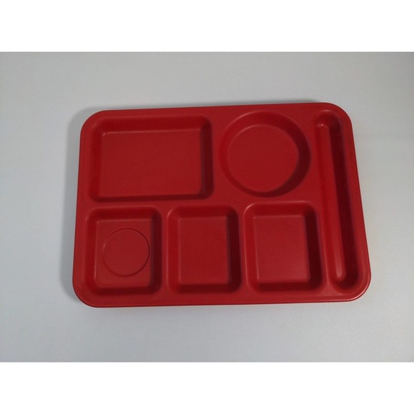 4 Vintage Arrowhead Stack Lunch cafeteria Trays USA MADE Cleveland OH Multicolo - Picture 7 of 10